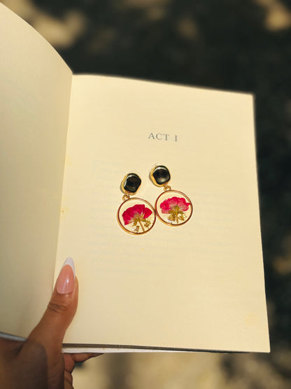 Rose Flower Earrings