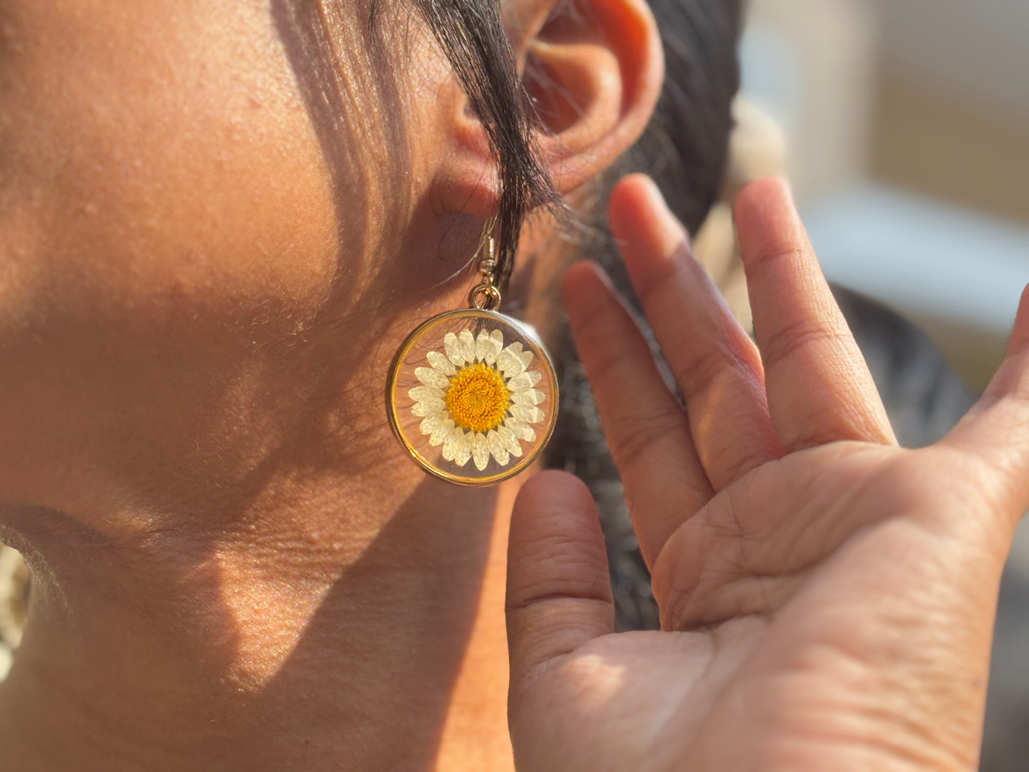 Daisy Flower Earrings