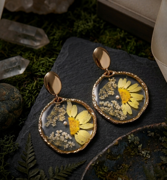 Anne Lace Flower Earrings