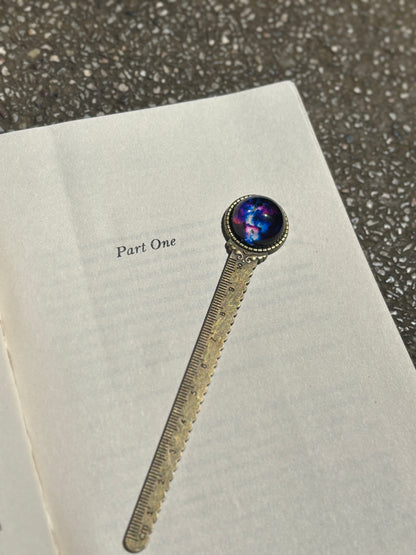 Glow in dark Galaxy Bookmark