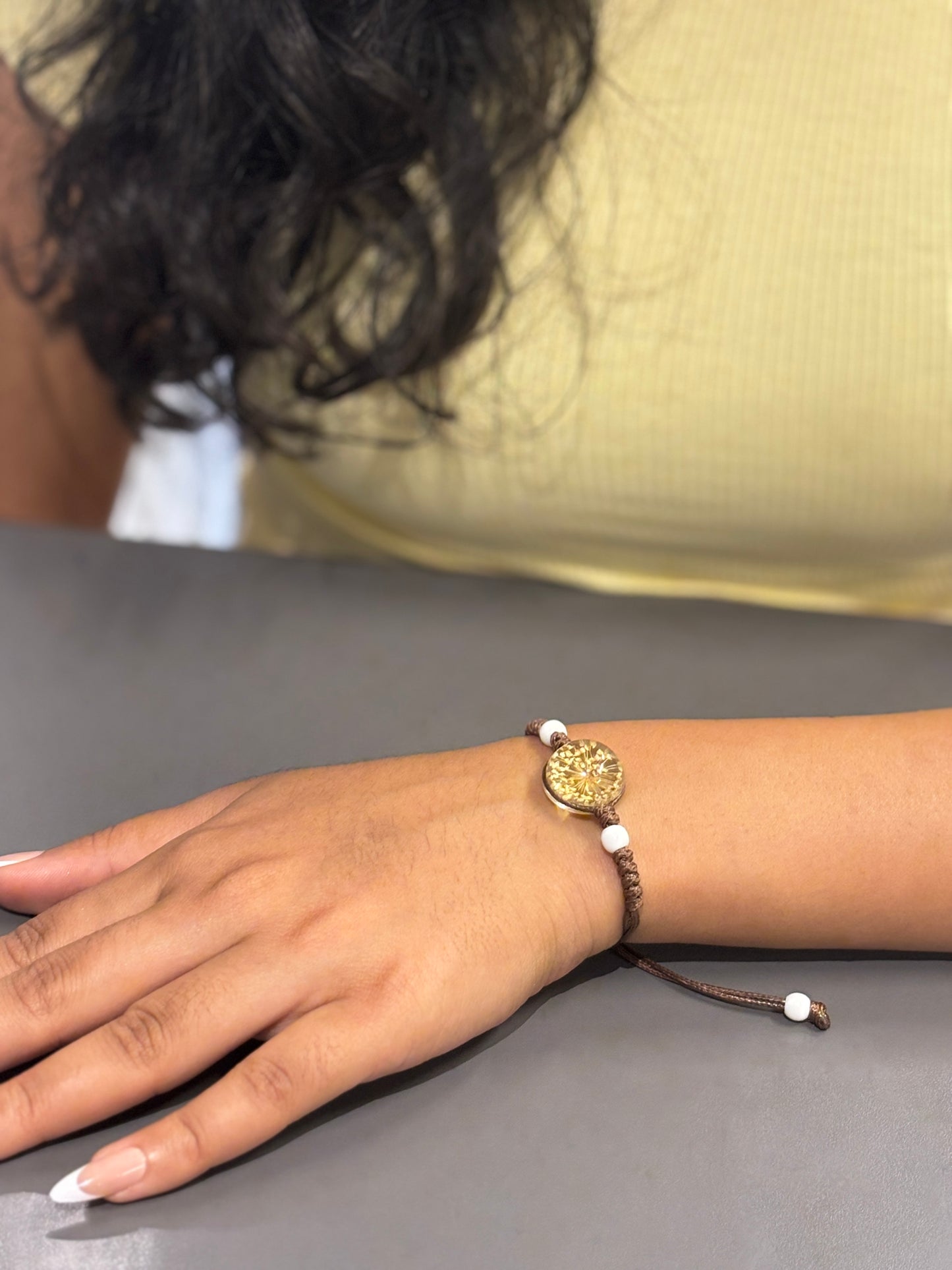 Anne Lace Flower Bracelet