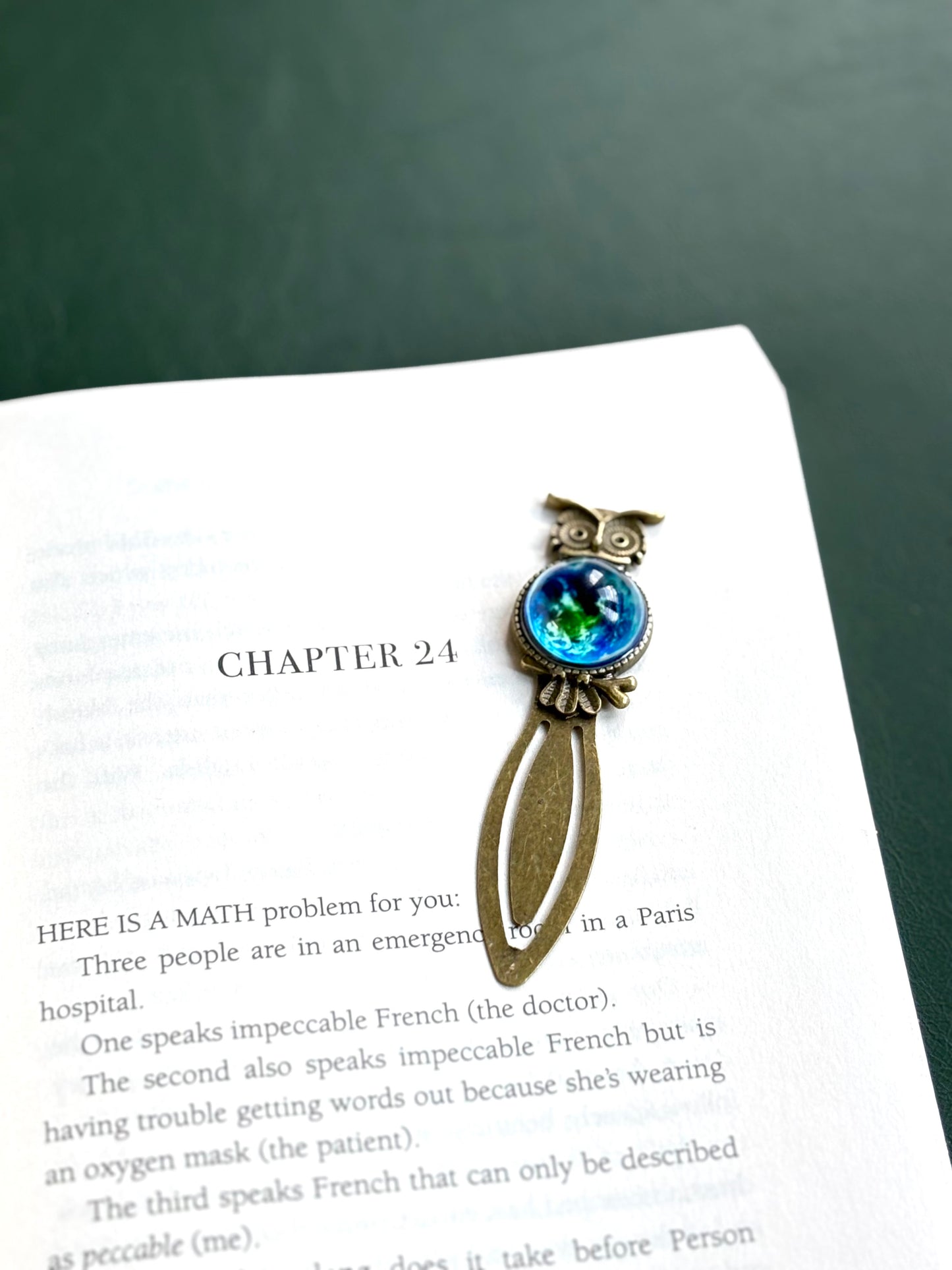 Owl Glow in the dark Bookmark