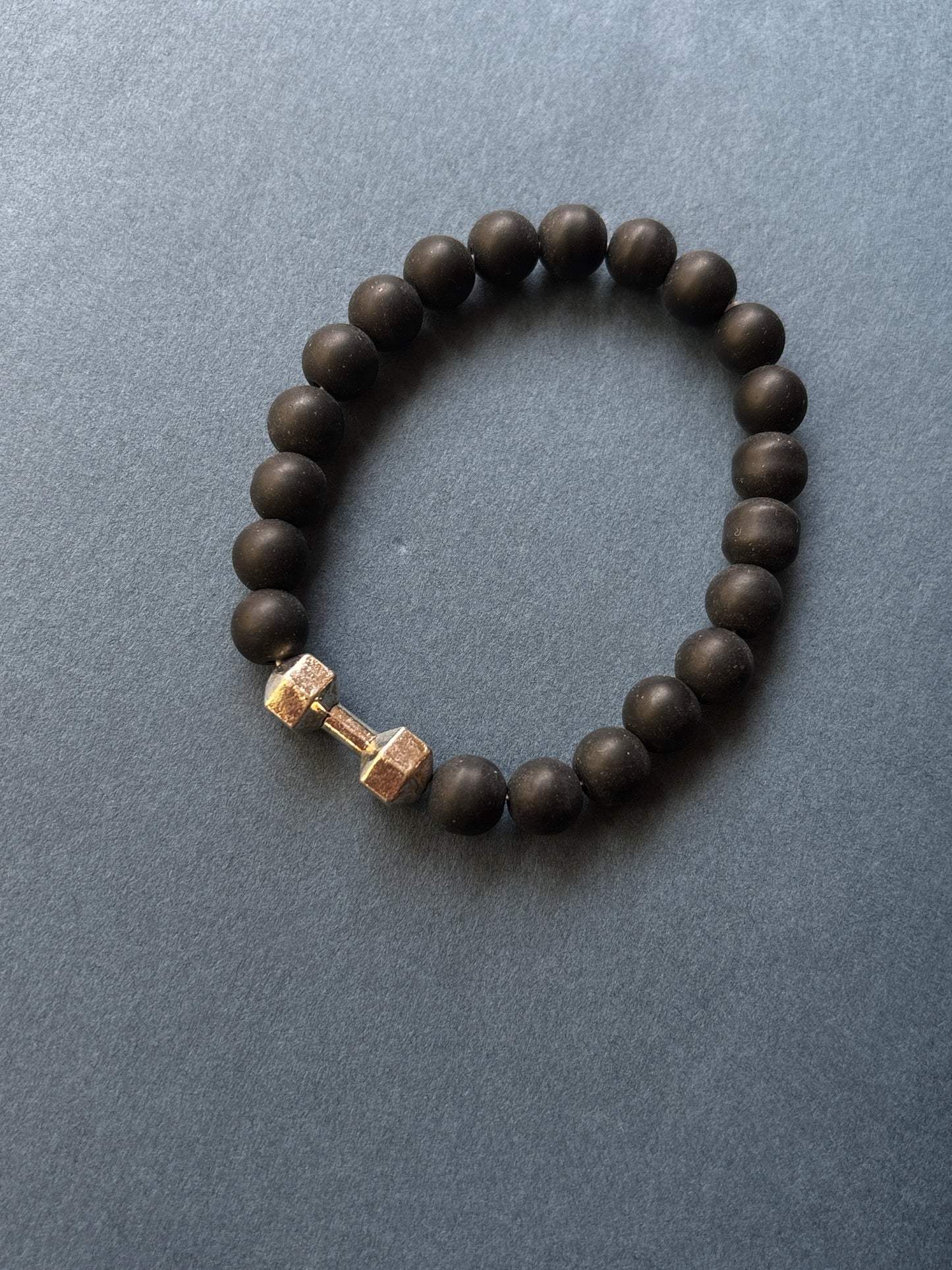 Black Bead Bracelet