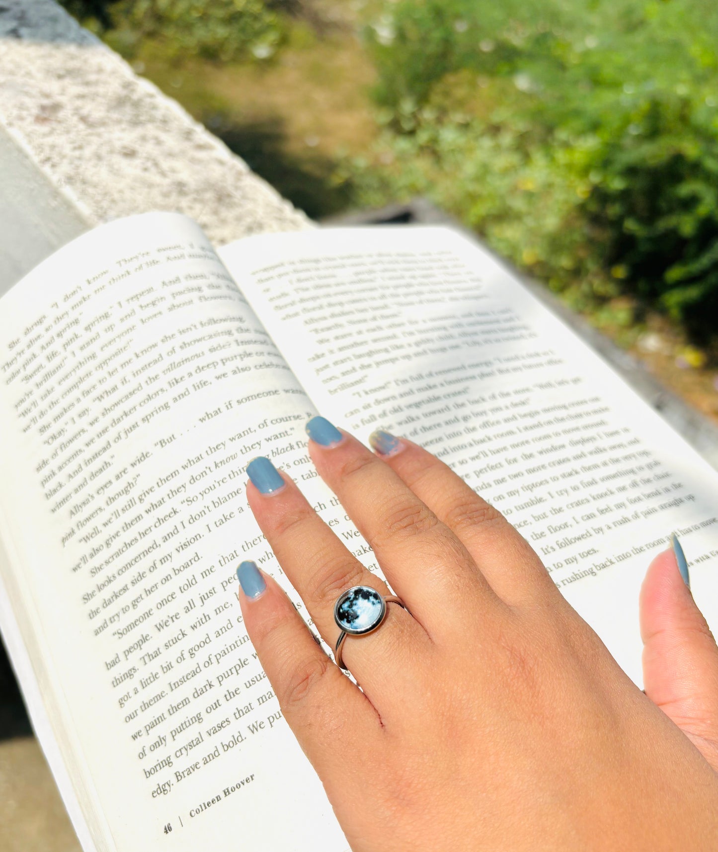 Glow in dark Moon Ring