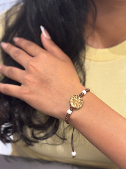 Anne Lace Flower Bracelet