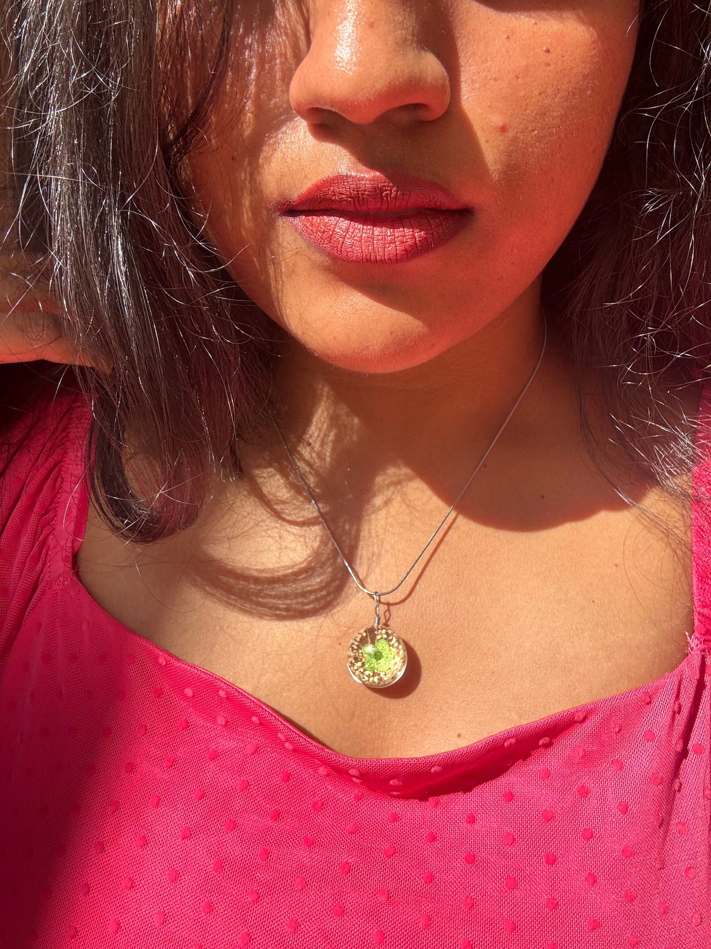 Green plum blossom