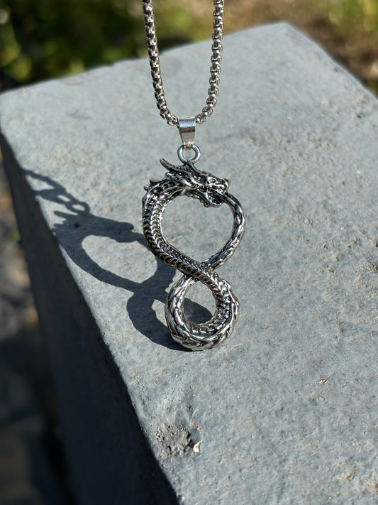 Dragon Pendant With Chain