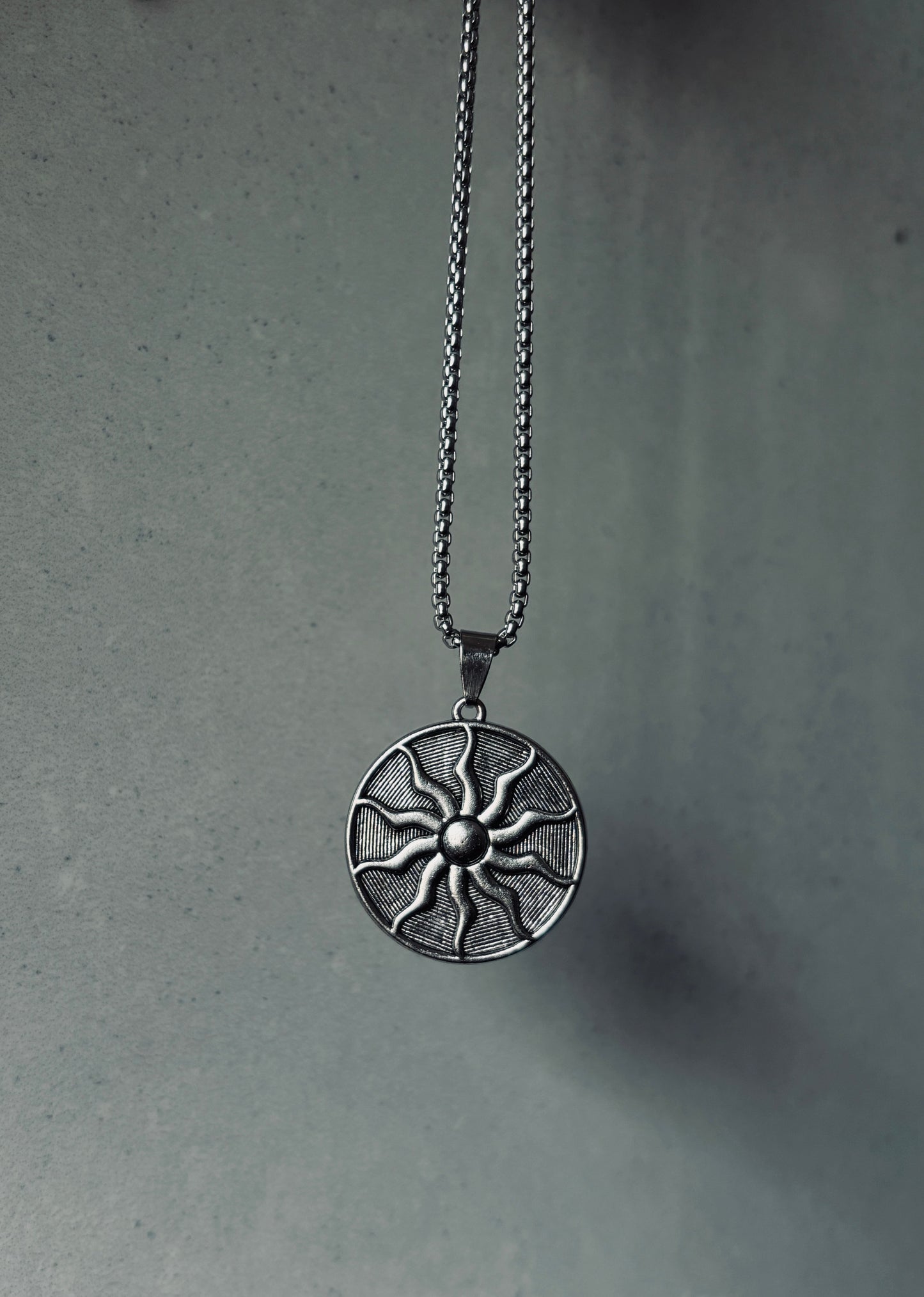 Vintage Sun Wheel Pendant