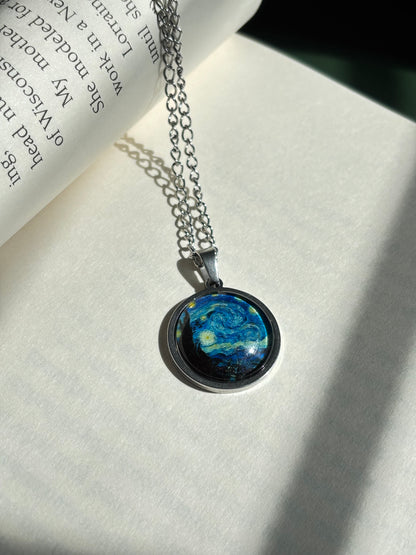 Starry Night Glow in dark pendant
