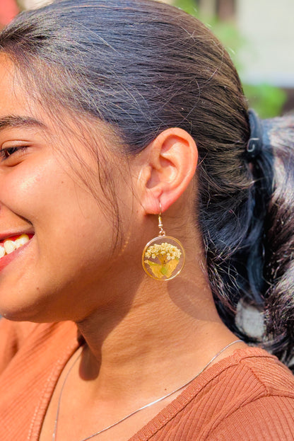 Plum Flower Anti-Tarnish Earrings