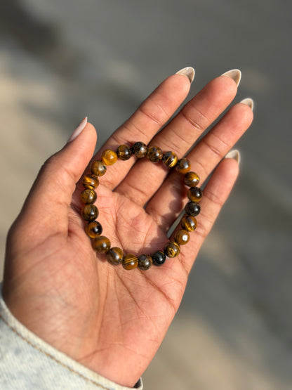 Tiger Eye Bead Bracelet