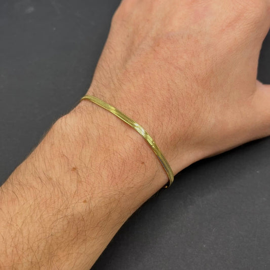 Snake Chain Bracelet-Gold