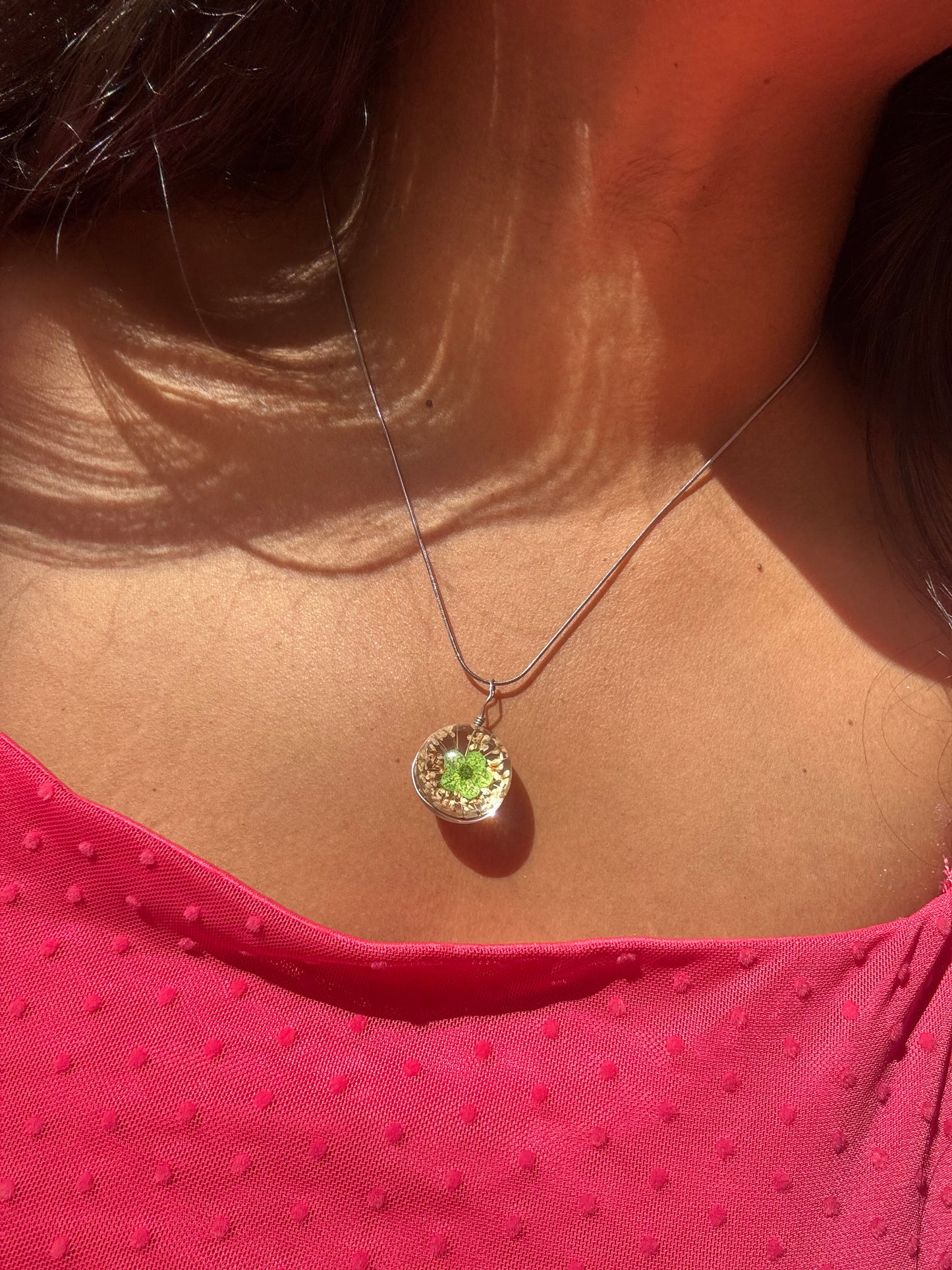 Green plum blossom