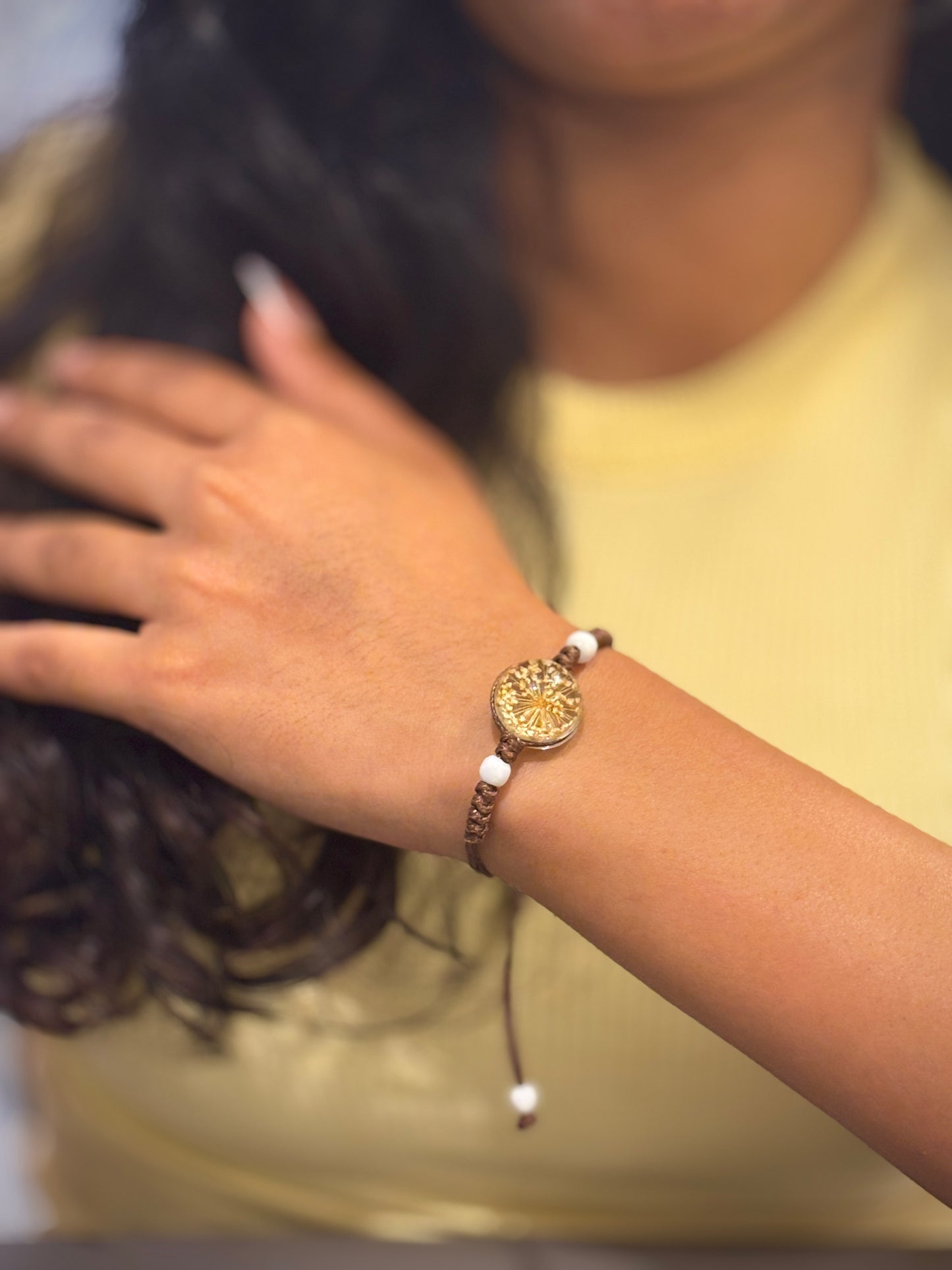 Anne Lace Flower Bracelet