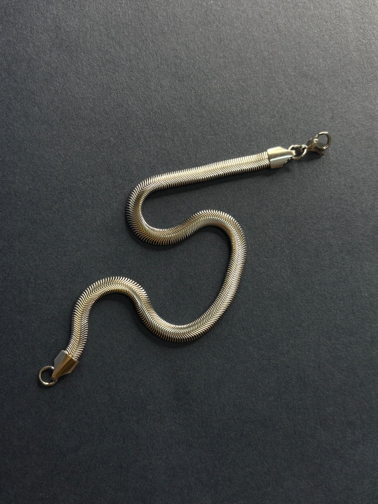 Snake Chain Bracelet-Silver