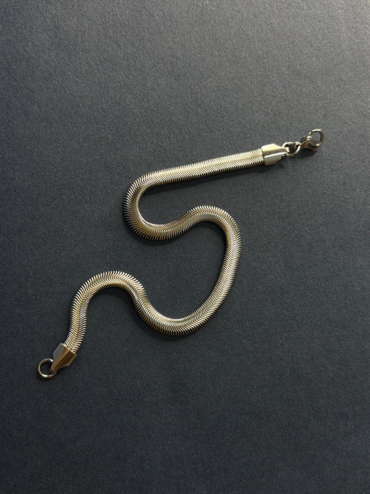 Snake Chain Bracelet-Silver