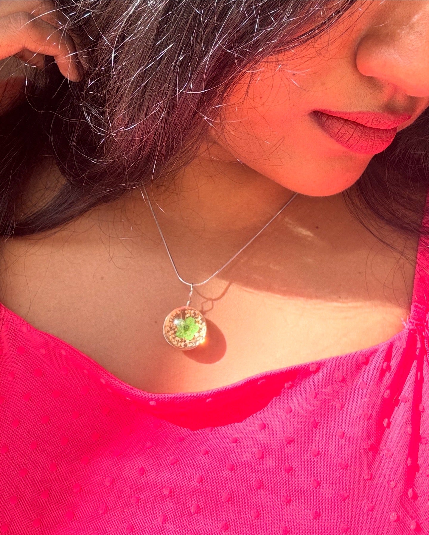 Green plum blossom